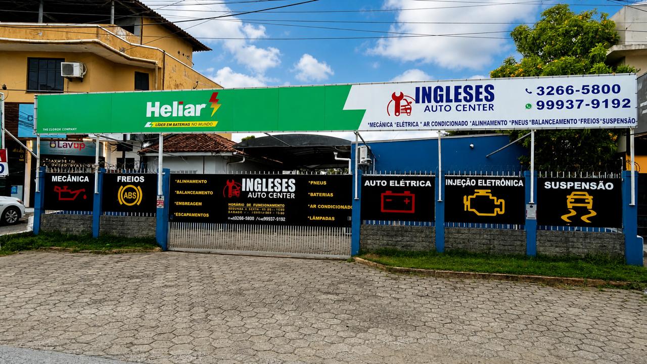 Fachada da Ingleses Auto Center